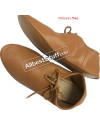 Medieval Hand Made Boots Ankle Leather Shoes image 2