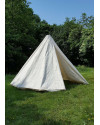Medieval Conical Tent Natural Color 350 gsm Cotton image 4