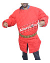 Medieval 13th Century Padded Cotton Gambeson Full Sleeve Larp image 4