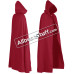 Medieval Historical Outerwear Cotton Cloak with Cape