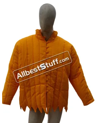 Thick Padded Zig Zag design Gambeson Cotton Padded