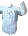 Cotton Gambeson Round Riveted Chain Mail Voider in Galvanized Finish image 11