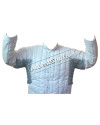Cotton Gambeson Round Riveted Chain Mail Voider in Galvanized Finish image 8