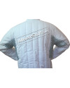 Cotton Gambeson Round Riveted Chain Mail Voider in Galvanized Finish image 5