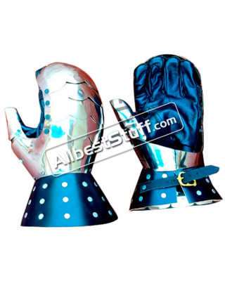 Medieval Metal Gauntlet 18 Gauge Titanium Mitten