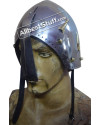 14th Century Gunter von Schwarzburg Bascinet Helmet 16 Gauge Mild Steel image 1