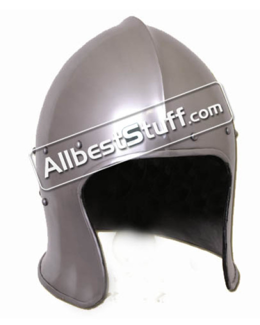Medieval Italian Sallet made from Heavy 14 Gauge Steel
