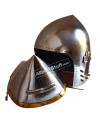 Medieval Armor Pig Faced Bassinet Hound skull Helmet image 1