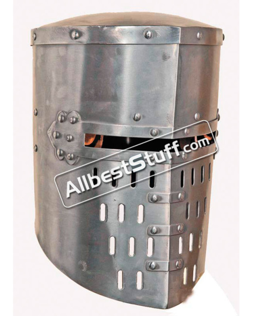 Medieval 12th Century Great Knights Templar Helmet 16 Gauge Steel