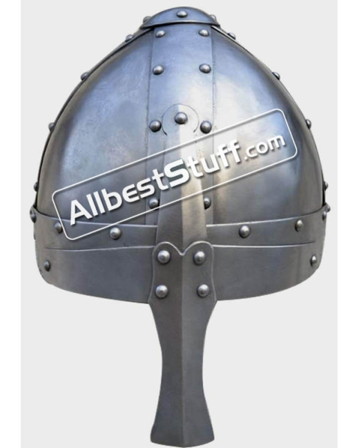 Medieval 16 Gauge Steel Wenceslas Norman Helmet image