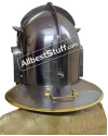 Medieval Auxiliary Cavalry Helmet ''E'' 20 Gauge Steel image 4