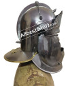 Medieval Auxiliary Cavalry Helmet ''E'' 20 Gauge Steel image 1
