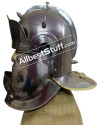 Medieval Auxiliary Cavalry Helmet ''E'' 20 Gauge Steel image 3