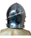 SALE! Medieval Bascinet Buhurt Helmet made in 14 Gauge Steel image 8