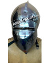 SALE! Medieval Early Visor Helmet made in Heavy 14 Gauge Steel image 1