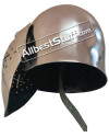 SALE! Medieval Early Visor Helmet made in Heavy 14 Gauge Steel image 4