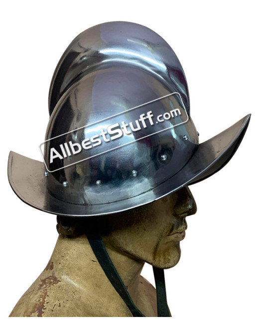 Medieval German Morion Helmet 16 Gauge Steel