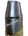 Medieval Great Helmet Crusade 16 Gauge Helm image 1