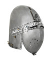 Set of 5 Medieval Klappvisier Bascinet 14 Gauge Helmet from 1370 AD image 2