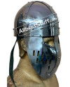 Medieval Norman Faceplate Spangenhelm Heavy 14G Helmets image 3