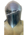 Medieval Visored 14 Gauge Steel Helmet image 2