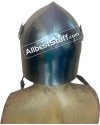 Medieval Visored 14 Gauge Steel Helmet image 1