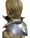 Medieval 15th Century Gothic Gorget Made of 16 Gauge Steel image 3