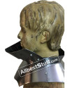 Medieval 15th Century Gothic Gorget Made of 16 Gauge Steel image 4
