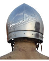 Medieval Bascinet with Grill Shaped Visor Helmet image 2