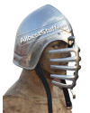 Medieval Bascinet with Grill Shaped Visor Helmet image 4