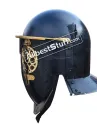 Medieval Hammered Gladiator Provocator Helmet Steel Black image 5