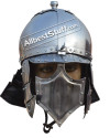 Medieval Pappenheimer burgonet 14 Gauge Steel Helmet image 1