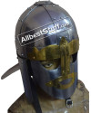 Medieval Sutton Hoo Helmet Made of 18 Gauge Steel image 1