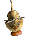 Roman Gladiator Helmet 18 Gauge Medieval Thracian Brass Helmet image 3