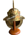 Roman Gladiator Helmet 18 Gauge Medieval Thracian Brass Helmet image 2