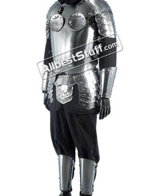Medieval Warrior Plate Armour Set 18 Gauge Battle Ready image