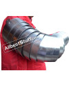 Medieval 18 Gauge Steel Articulated Roman Manica Armguard image 3