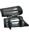 Medieval Leather with 18 Gauge Steel Plate Bracers image 1