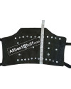 Medieval Leather with 18 Gauge Steel Plate Bracers image 2