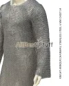 Knight Armour Chainmail Stainless Steel 6 MM Chest 54 image 2
