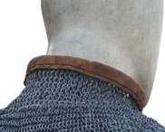 Straight Brown Leather Edging 